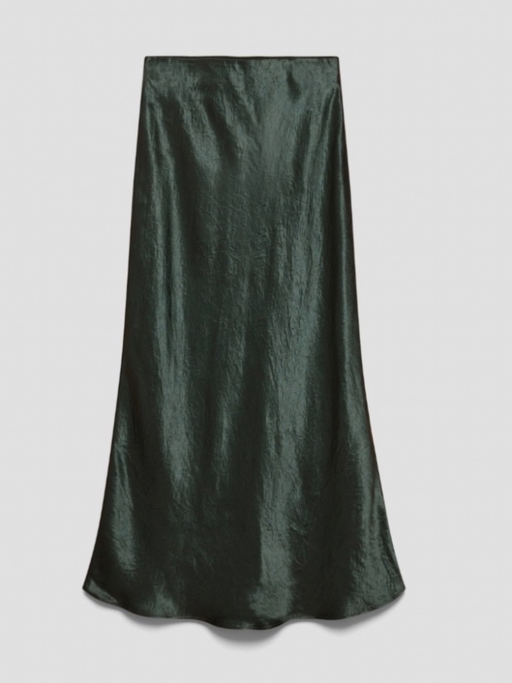 Babaton- Slip Satin Maxi Skirt Figtree Green Size 6